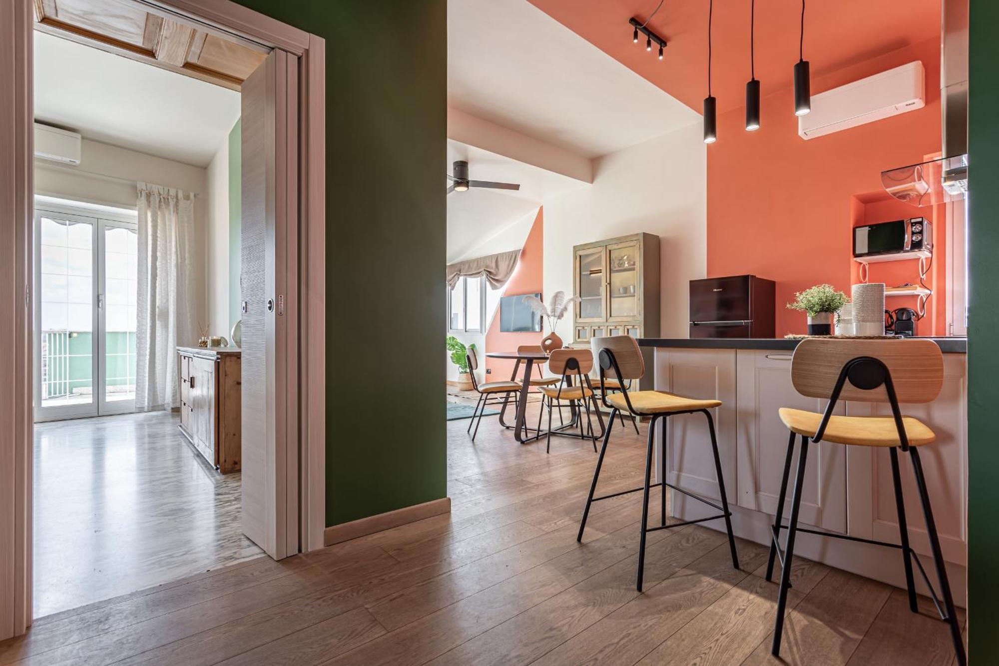 Viola Penthouse With Rome Panoramic View Apartment Bagian luar foto